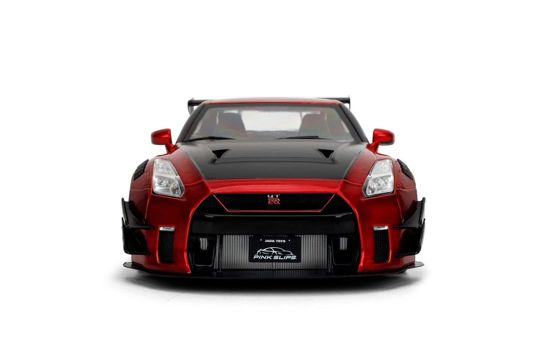 Jada Nissan GT-R (R35) Liberty Walk Body Kit 2.0 Candy Red Pink Slips