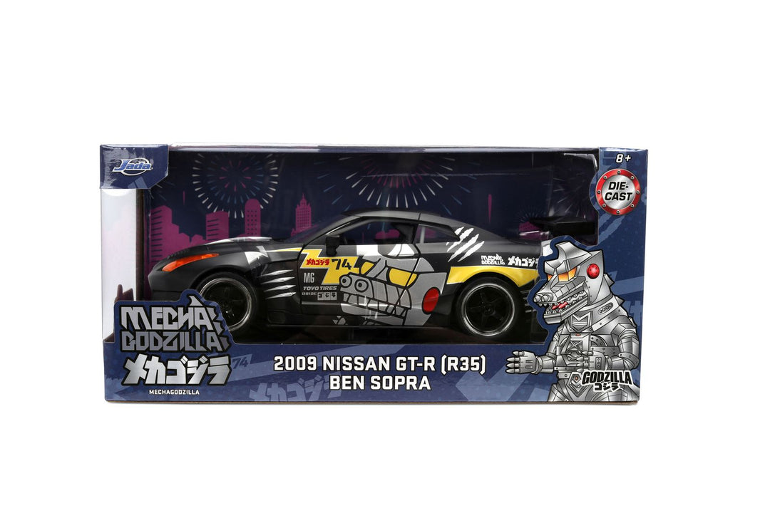 Jada Nissan Skyline GT-R R35 Ben Sopra 2009 Black MechaGodzilla