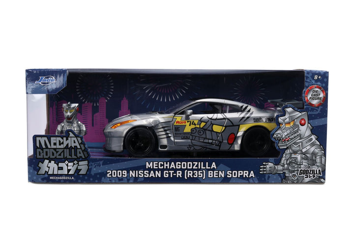 Jada Nissan GT-R R35 Ben Sopra MechaGodzilla Grey