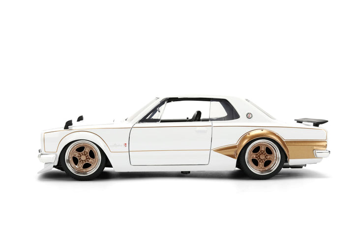Jada Nissan Skyline 2000 GT-R 1971 White JDM Tuners