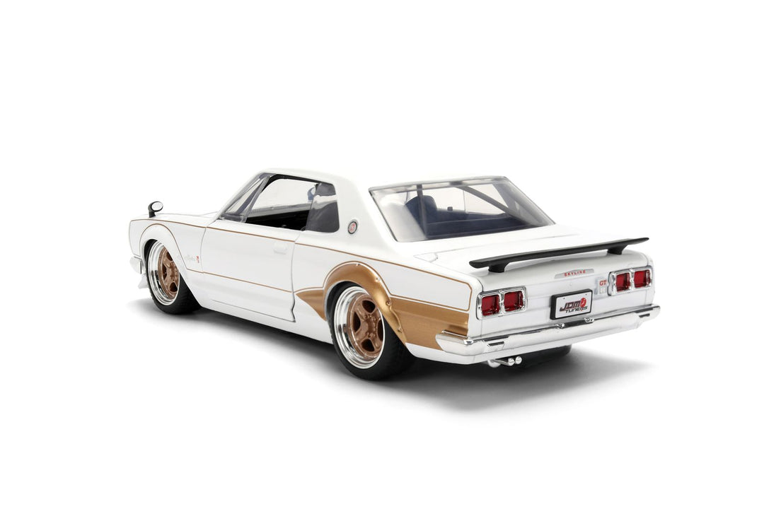 Jada Nissan Skyline 2000 GT-R 1971 White JDM Tuners