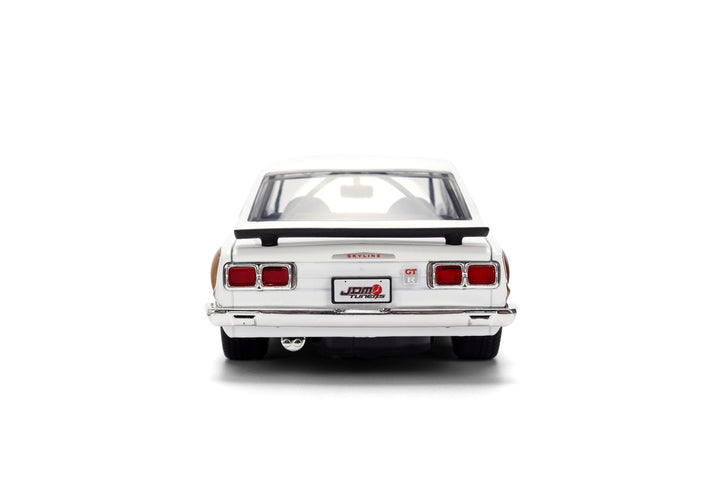 Jada Nissan Skyline 2000 GT-R 1971 White JDM Tuners