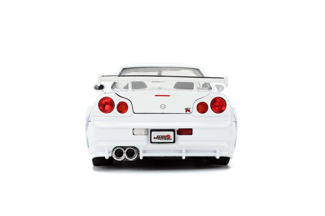Jada Nissan Skyline GT-R R34 Blanc JDM Tuners