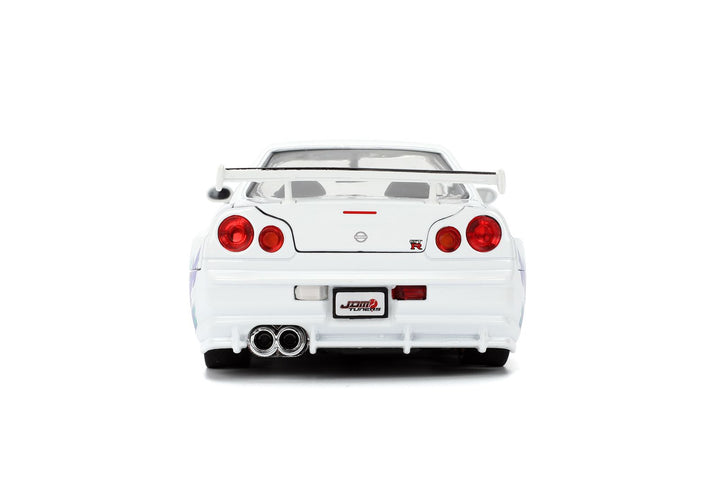 Jada Nissan Skyline GT-R R34 Blanc JDM Tuners