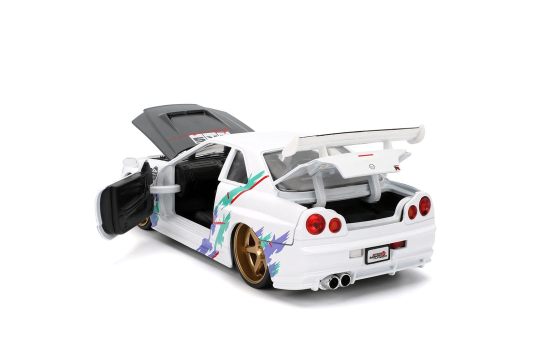 Jada Nissan Skyline GT-R R34 Blanc JDM Tuners