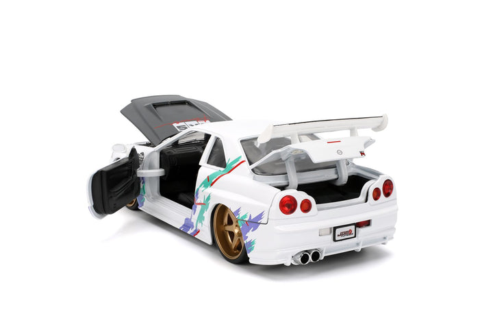 Jada Nissan Skyline GT-R R34 Blanc JDM Tuners