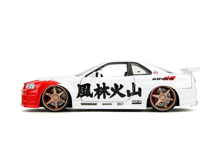 Jada Nissan Skyline GT-R R34 &amp; Ryu Blanc Streetfighter