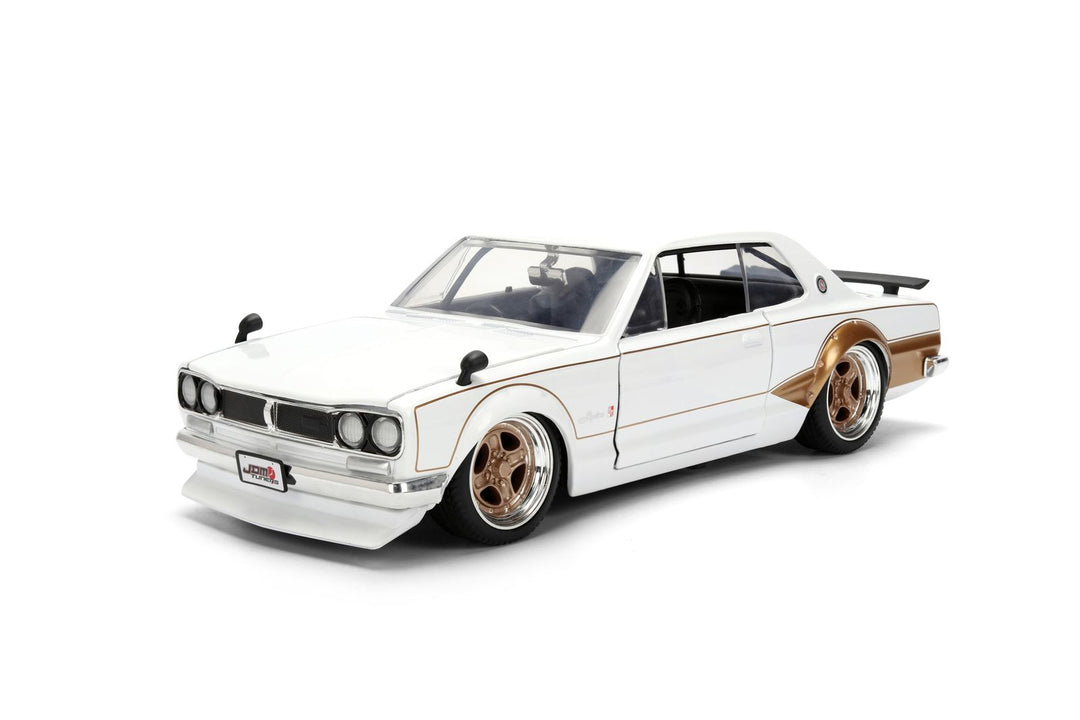 Jada Nissan Skyline 2000 GT-R 1971 White JDM Tuners