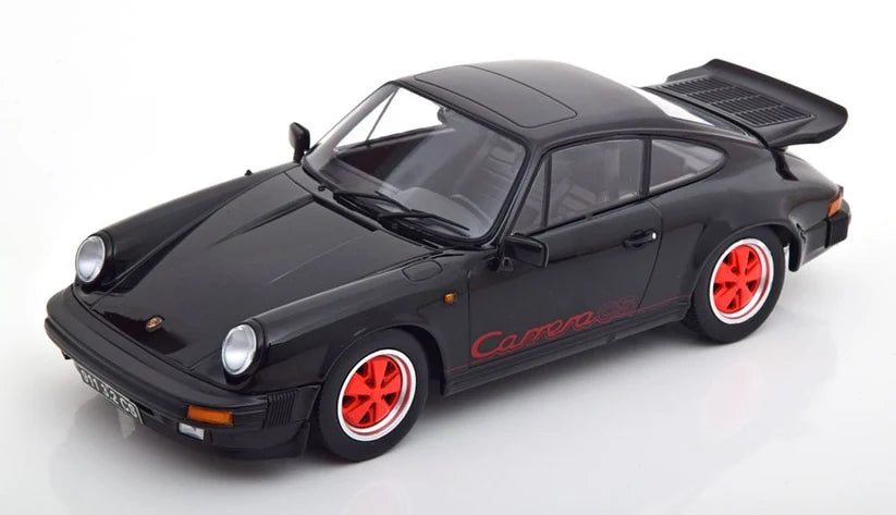 KK Scale Porsche 911 3.2 Clubsport 1989 Zwart 1:18