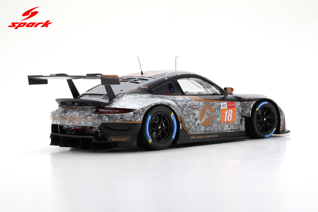 Spark Porsche 911 RSR-19 n° 19, 24 Heures du Mans 2021, 1:18