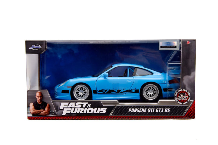 Jada Porsche 911 GT3 RS 996 Blue Fast &amp; Furious