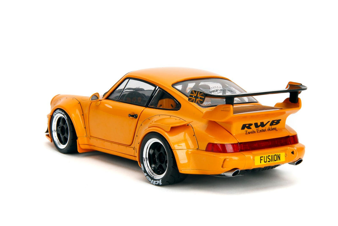 Jada Porsche RWB Kit carrosserie Hibiki Orange Pink Slips