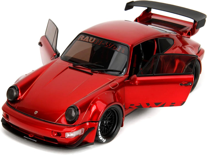 Jada Porsche RWB Body Kit Rood Pink Slips