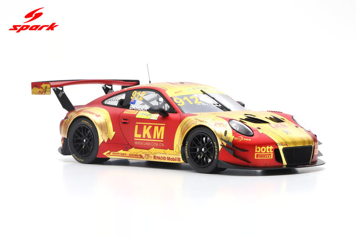 Spark Porsche 911 GT3 R E. Bamber FIA GT World Cup Macau 2018 1:18