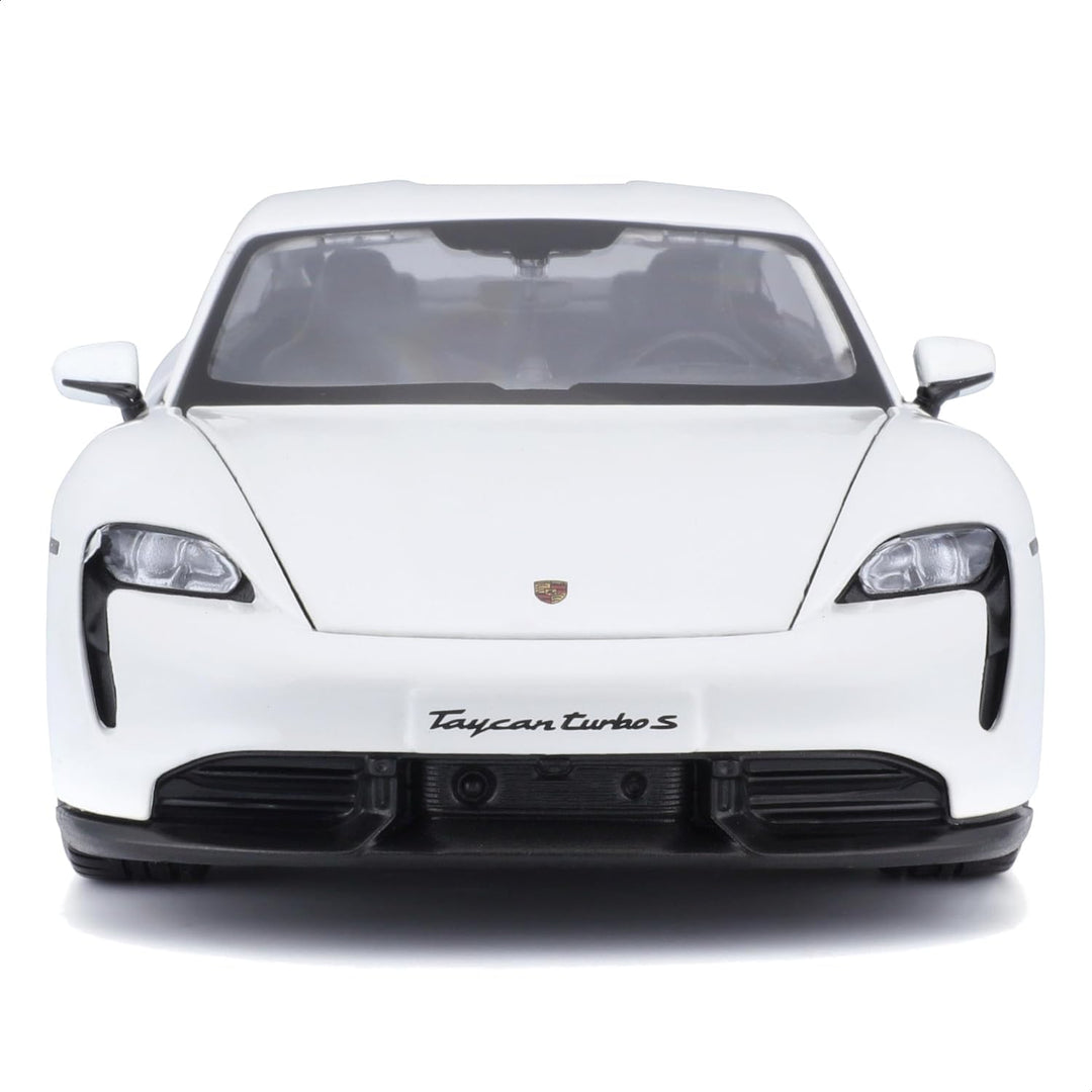 Burago Porsche Taycan Turbo S 1:24 Wit