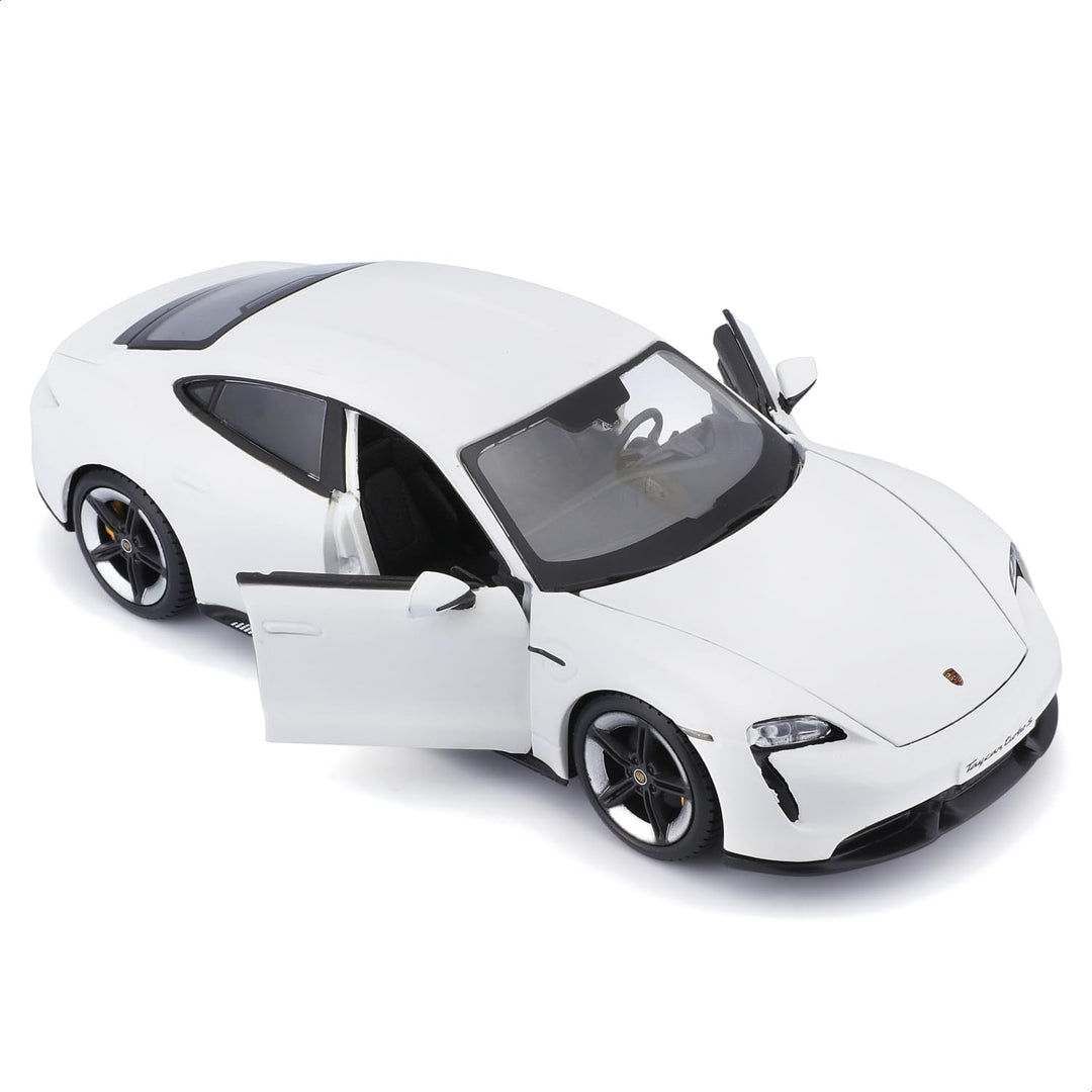 Burago Porsche Taycan Turbo S 1:24 Wit