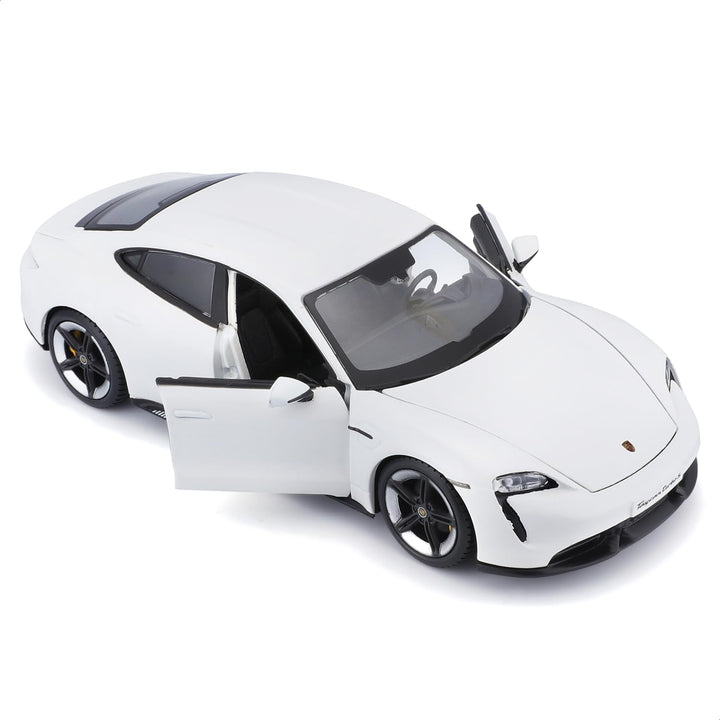 Burago Porsche Taycan Turbo S 1:24 Wit
