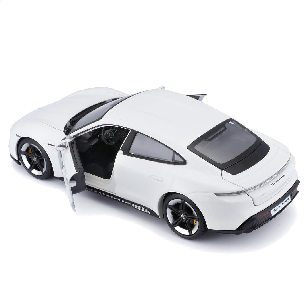 Burago Porsche Taycan Turbo S 1:24 Wit