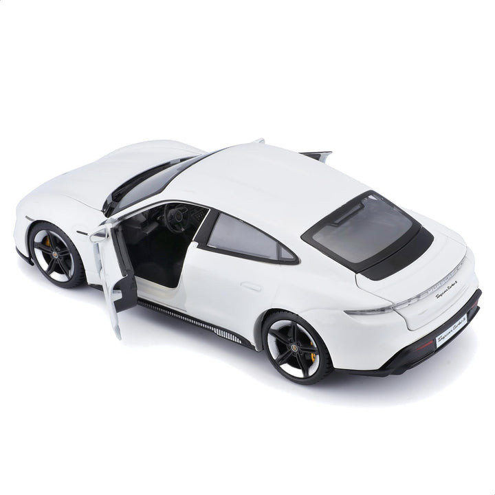 Burago Porsche Taycan Turbo S 1:24 Wit