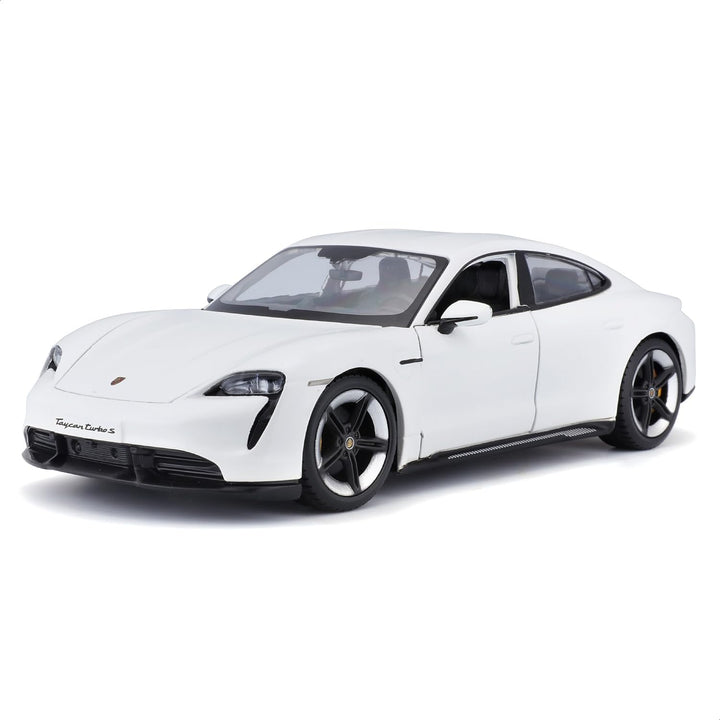 Burago Porsche Taycan Turbo S 1:24 Wit