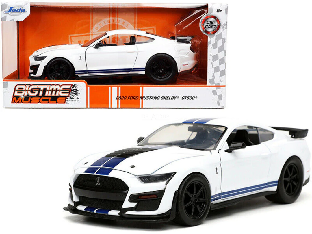 Jada Ford Mustang Shelby GT500 2020 Wit BigTime Muscle