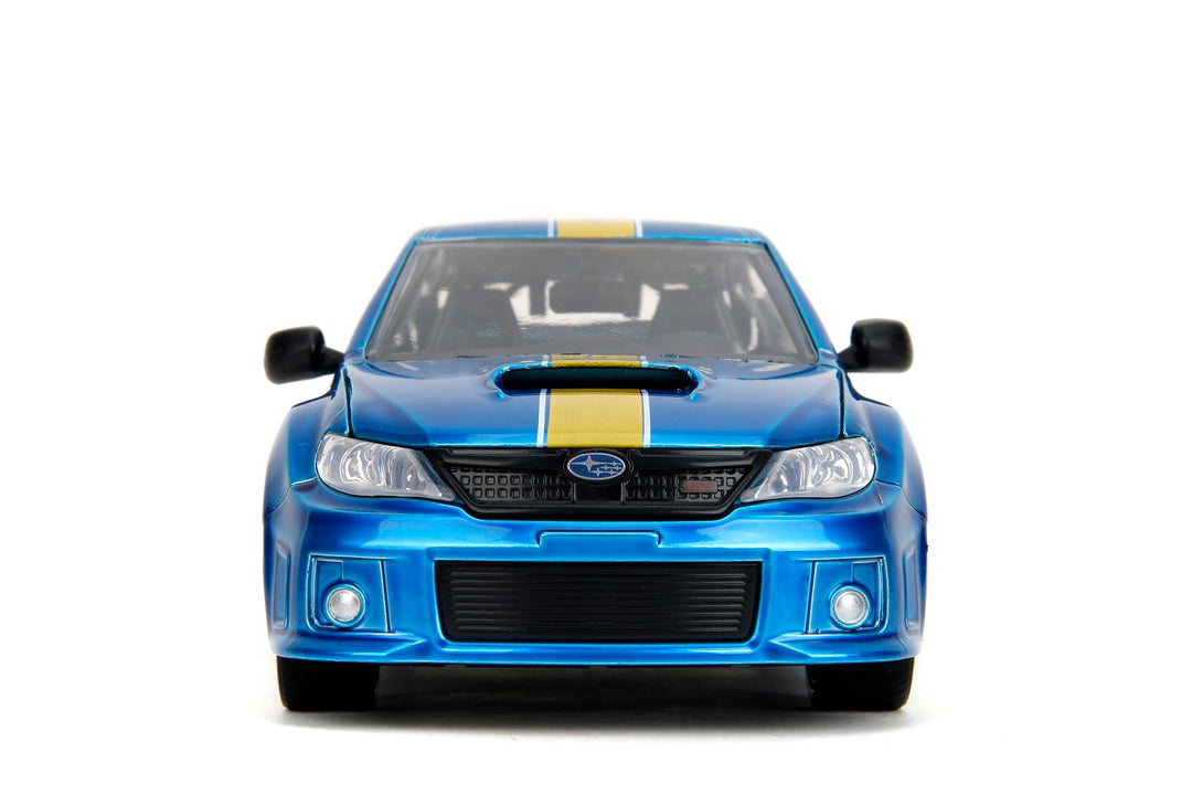 Jada Subaru Impreza WRX STI bleu Sonic the Hedgehog