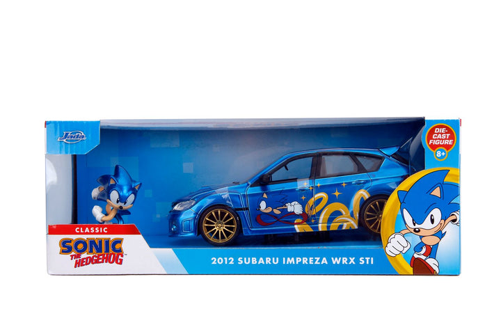 Jada Subaru Impreza WRX STI bleu Sonic the Hedgehog