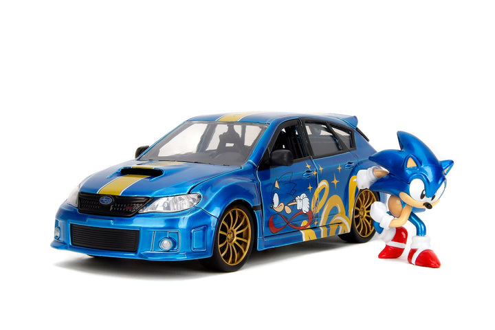 Jada Subaru Impreza WRX STI bleu Sonic the Hedgehog