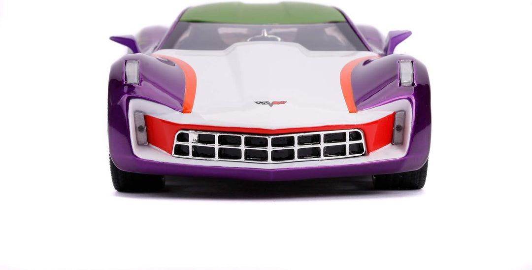 Jada Chevy Corvette Stingray &amp; The Joker Paars