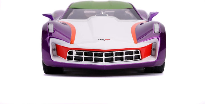 Jada Chevy Corvette Stingray &amp; The Joker Paars