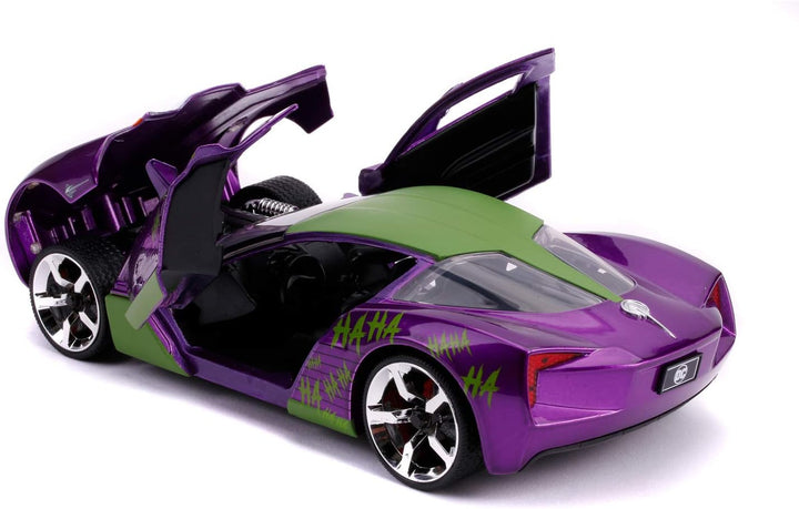 Jada Chevy Corvette Stingray &amp; The Joker Paars