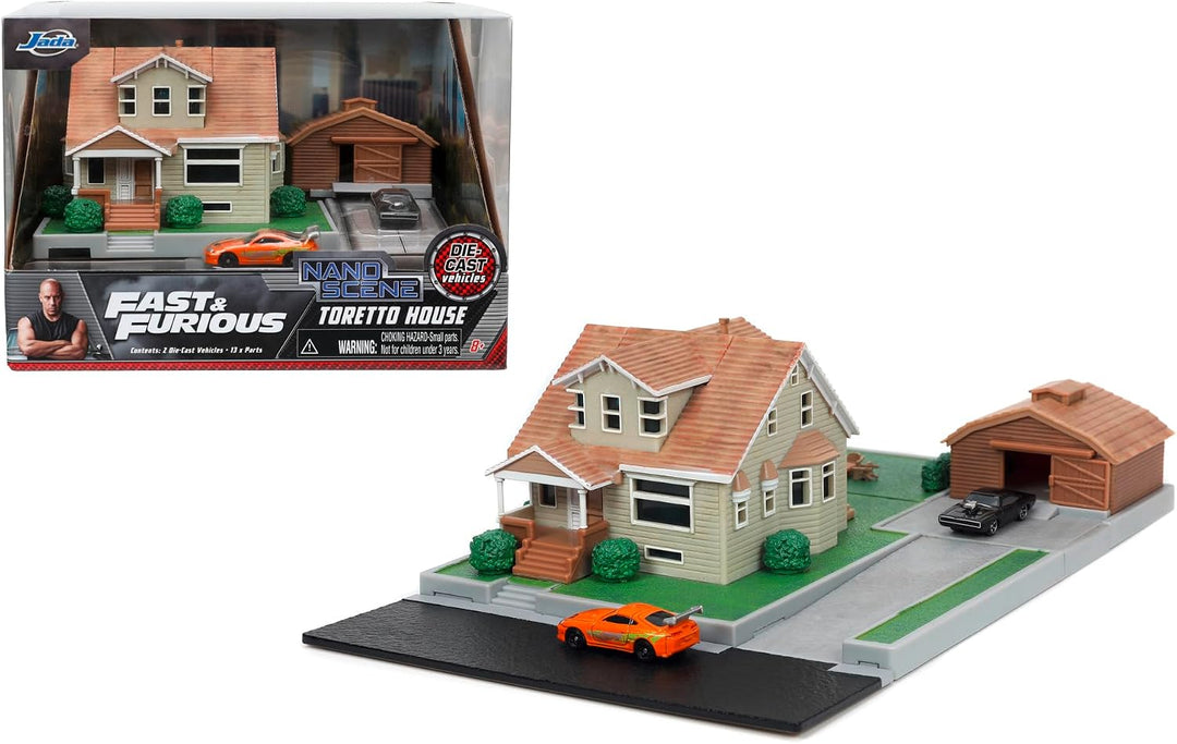 Jada Toretto House Diorama Nano Scene Fast &amp; Furious