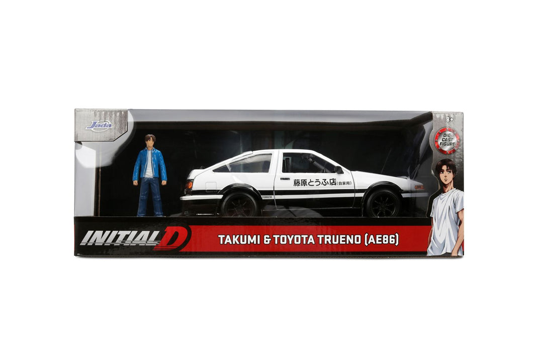 Jada Toyota Trueno AE86 &amp; Takumi White Initial D