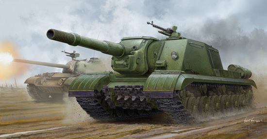 Soviet JSU-152K Armored Self Propelled Gun