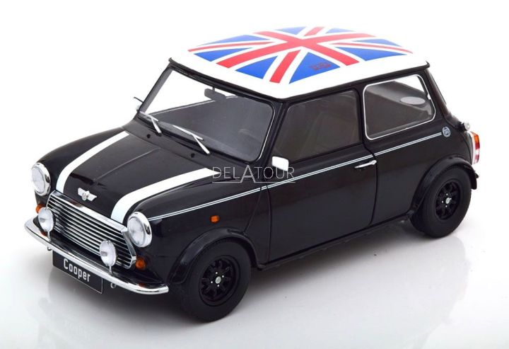 Mini Cooper Black / White Union Jack