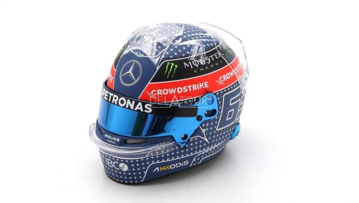 George Russell Helmet Japanese GP 2022