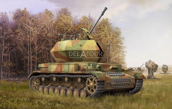 German 3.7 cm Flak 43 Flakpanzer IV Ostwind