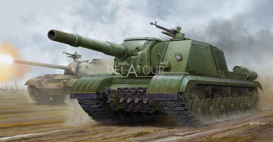 Soviet JSU-152K Armored Self Propelled Gun