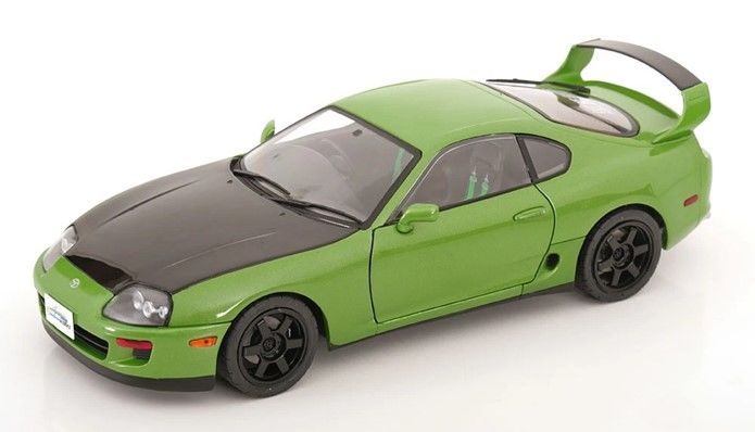 Toyota Supra MKIV A80 Coupe 1993 Green / Black