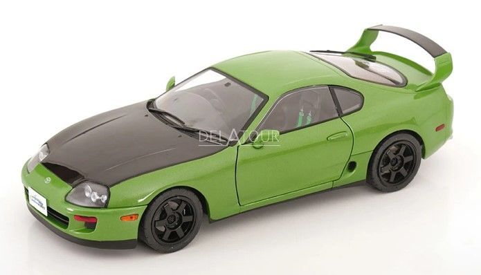 Toyota Supra MKIV A80 Coupe 1993 Green / Black