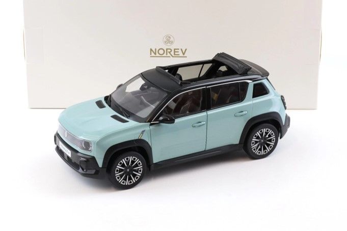 Renault R4 E Tech Open Roof 2025 Light Green