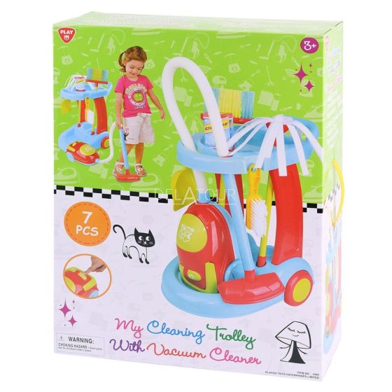 Kuiskarretje met Stofzuiger Playgo