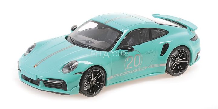 Porsche 992 Turbo S Coupe Sport Design 2021 Green