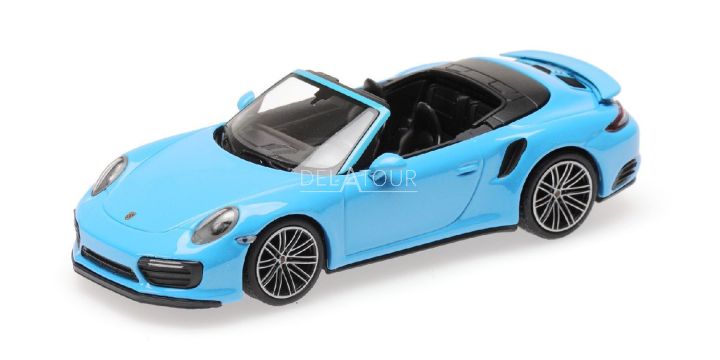 Porsche 911 Turbo S Cabriolet 2017 Blue