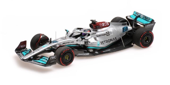 Mercedes W13 #63 G. Russell Bahrein GP 2022