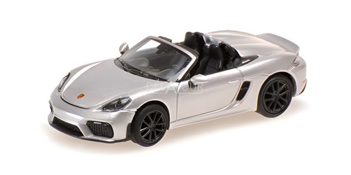 Porsche 718 Spyder 981 2019 Silver Metallic