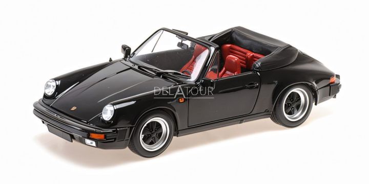 Porsche 911 Carrera 3.2 Cabriolet 1983 Black