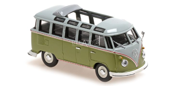 Volkswagen Samba Bus 1961 Green & Grey