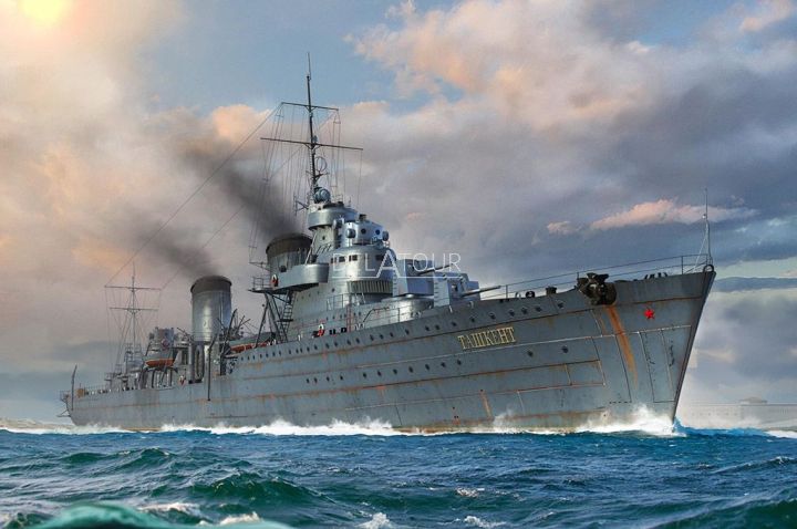 Russian Destroyer Taszkient 1940