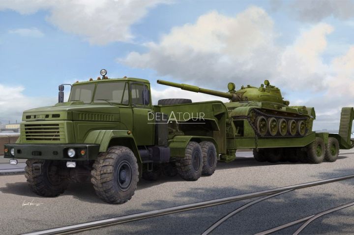 Ukranian Kraz-6446 Tractor with Trailer